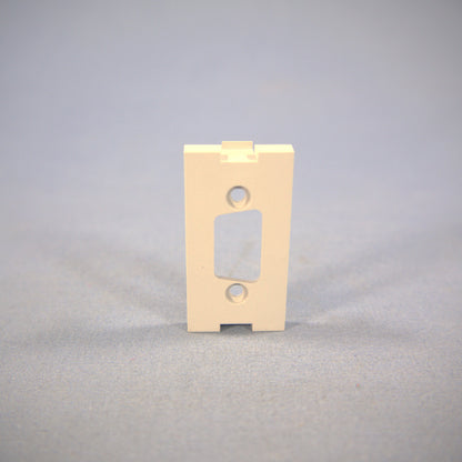 Leviton 41291-DBG Gray MOS 1-Unit Wallplate Filler Insert HD15 Opening HD-15