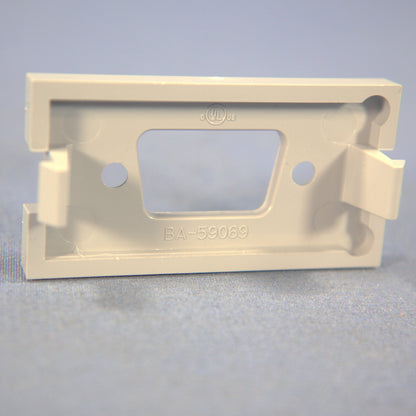 Leviton 41291-DBG Gray MOS 1-Unit Wallplate Filler Insert HD15 Opening HD-15