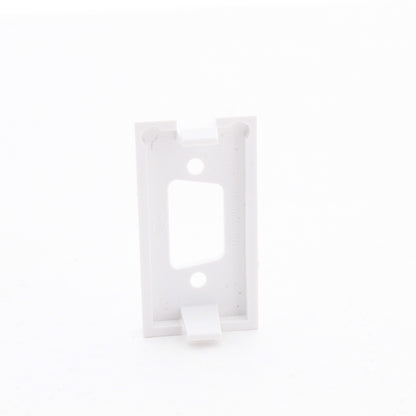 Leviton White 1-Unit MOS Wallplate Module Insert HD15 Opening HD-15 41291-DBW