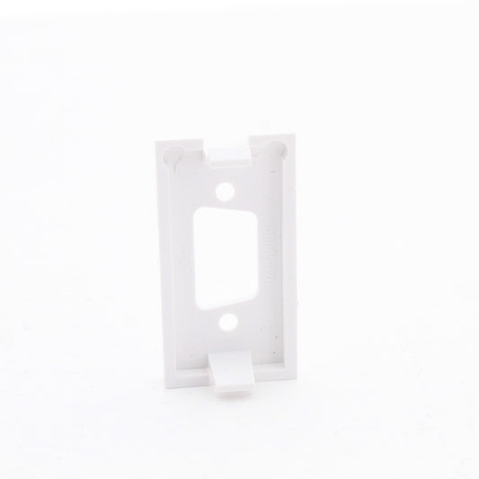 Leviton White 1-Unit MOS Wallplate Module Insert HD15 Opening HD-15 41291-DBW