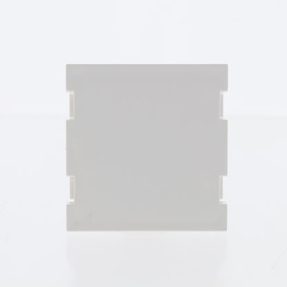 2 Leviton White 2-Unit MOS Blank Filler Wallplate Insert Cover Modules 41292-2BW