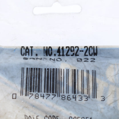 Leviton White MOS Duplex SC Fiber Optic 45� Coupling Jack 2U Module 41292-2CW