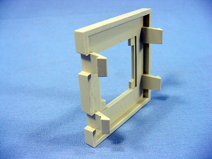 Leviton MOS 802.5 Token Ring Connector Mounting Plate Quickport Ivory 41292-TRI