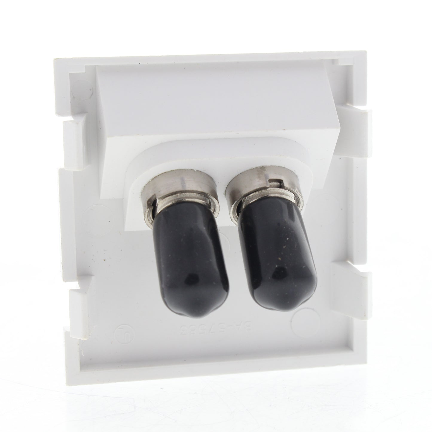 Leviton 41292-ZTW MOS Insert Duplex ST Fiber Adapter Zirconia Ceramic Sleeve 45�