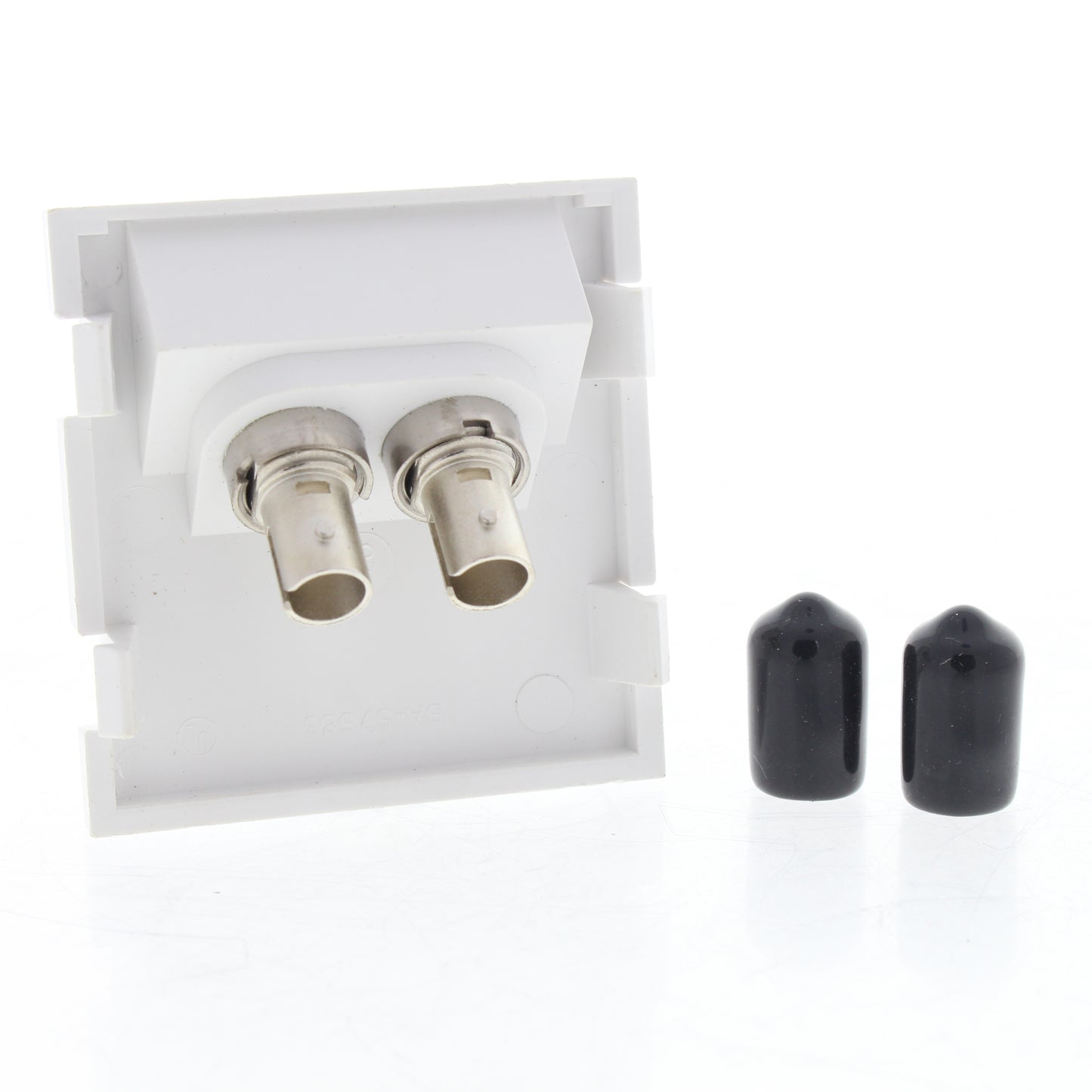 Leviton 41292-ZTW MOS Insert Duplex ST Fiber Adapter Zirconia Ceramic Sleeve 45�