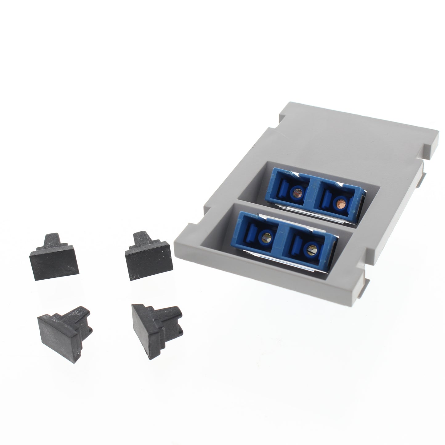 Leviton 41293-PCG Gray 3U MOS-4 SC-45DG-PHOS Bronze Sleeve