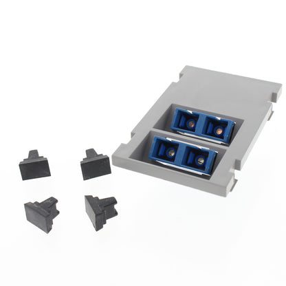 Leviton 41293-PCG Gray 3U MOS-4 SC-45DG-PHOS Bronze Sleeve
