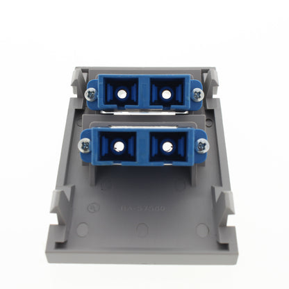Leviton 41293-PCG Gray 3U MOS-4 SC-45DG-PHOS Bronze Sleeve