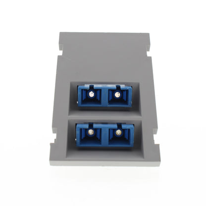 Leviton 41293-PCG Gray 3U MOS-4 SC-45DG-PHOS Bronze Sleeve