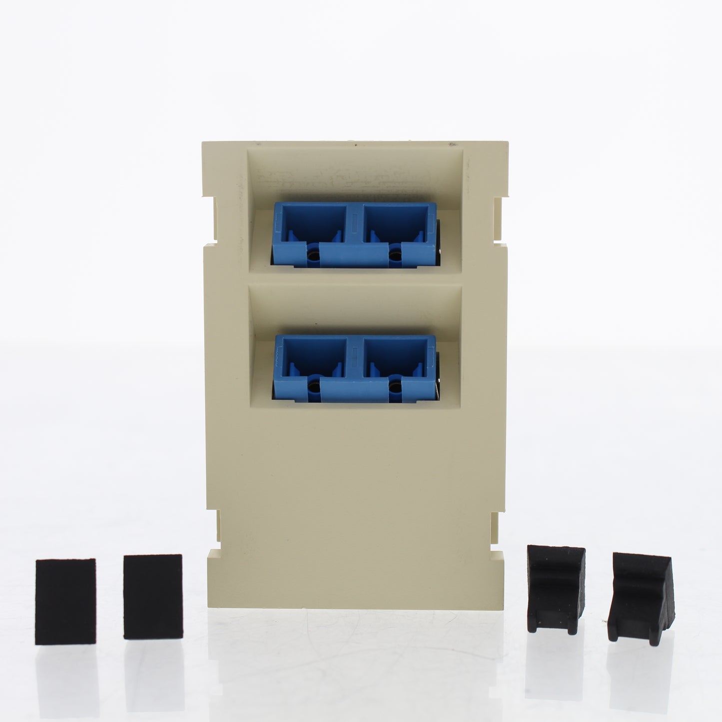 Leviton 41293-PCI Ivory 3U MOS-4 SC-45DG-PHOS Bronze Sleeve