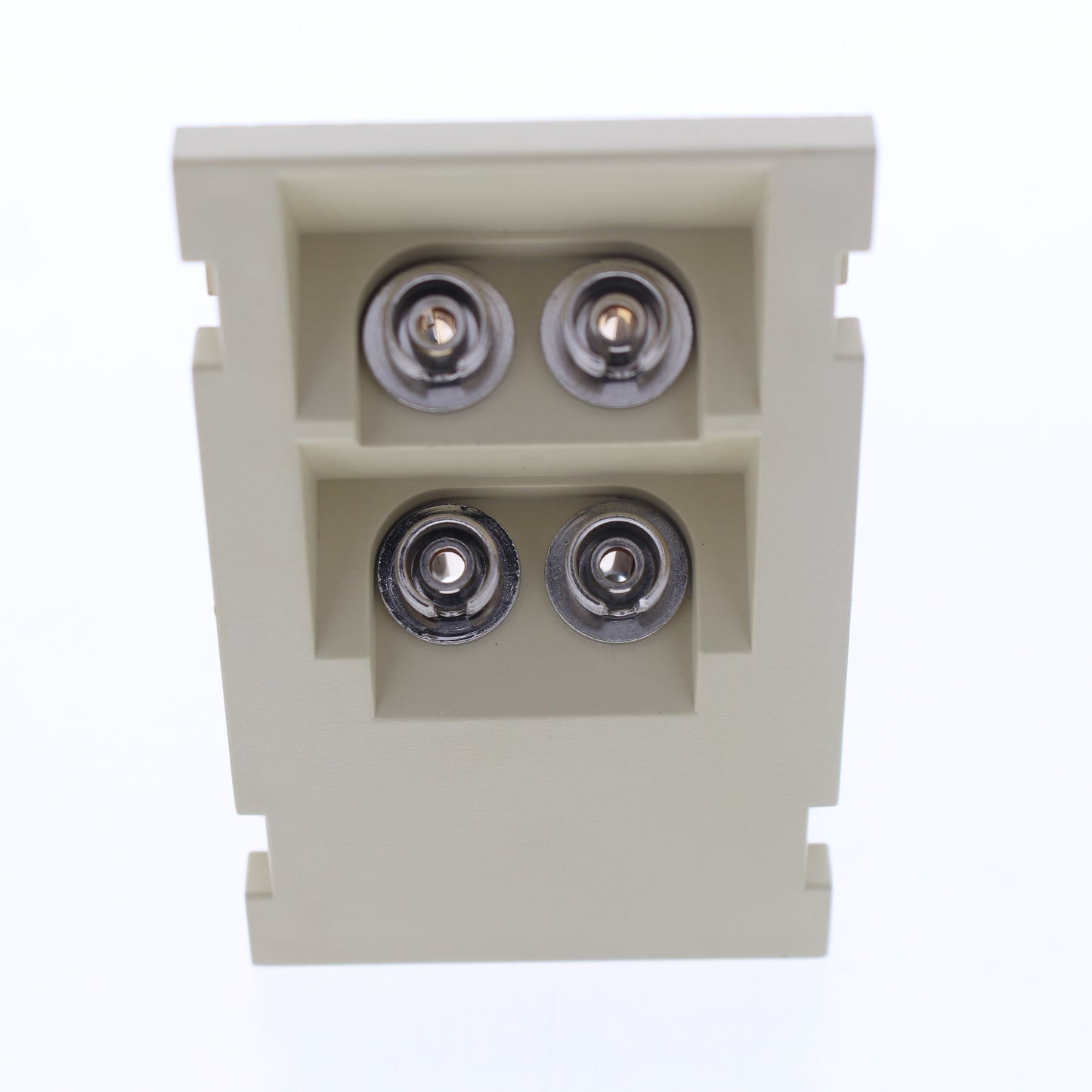 Leviton 41293-PFI Ivory Quad Duplex FC 45� 3Unit High MOS Phosphor Bronze Sleeve