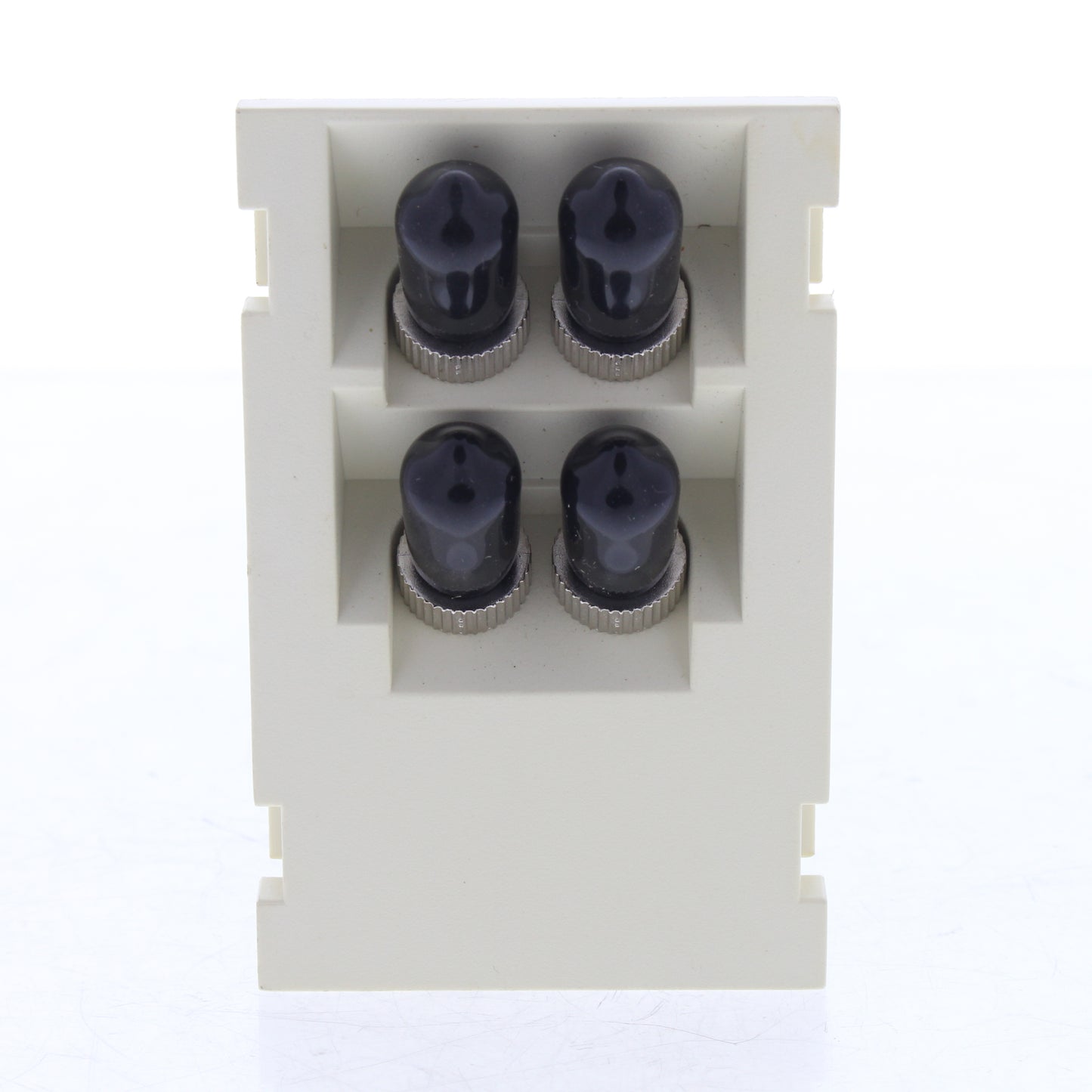 Leviton 41293-ZTW White Duplex ST Fiber Adapter MOS Zirconia 45� 3 Unit High