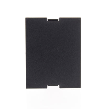 Leviton 41294-2BE Black Snap-In MOS Wallplate Blank Insert Module 1.5 Unit