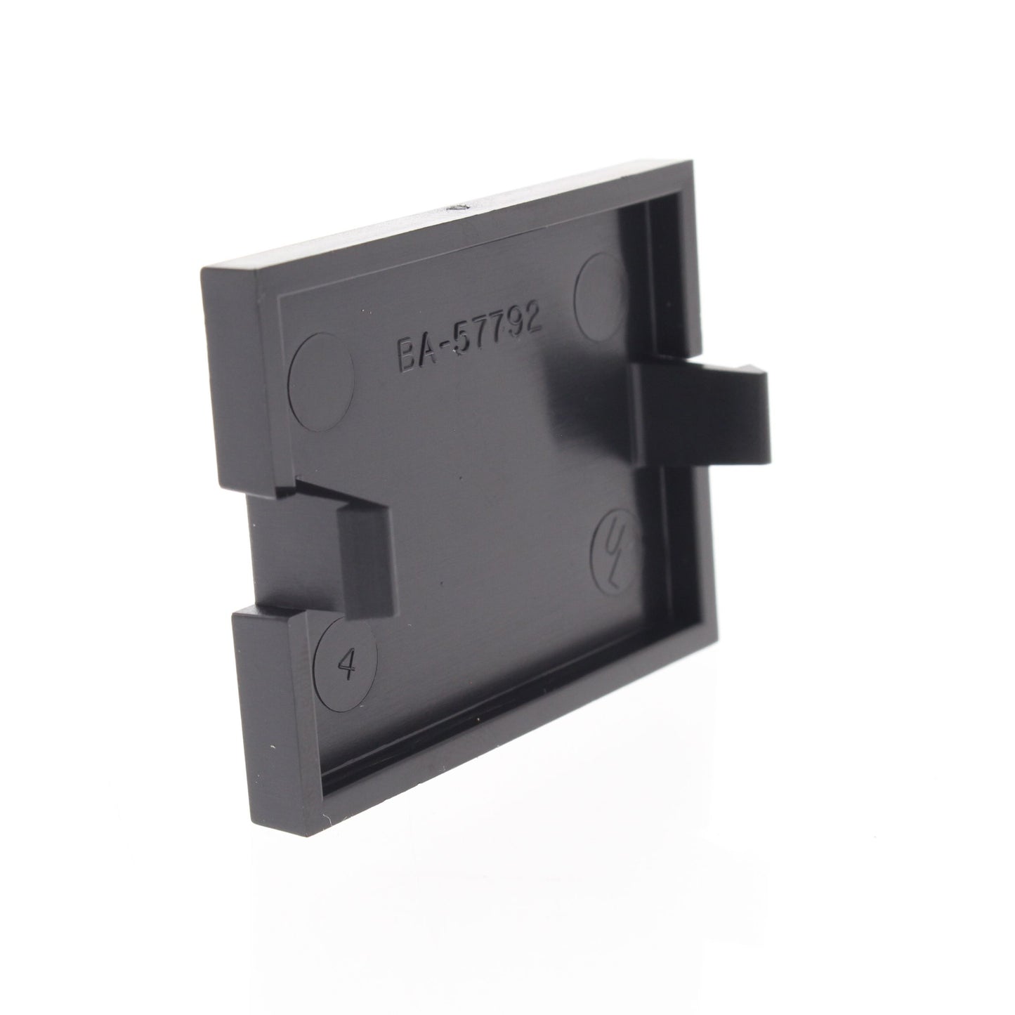 Leviton 41294-2BE Black Snap-In MOS Wallplate Blank Insert Module 1.5 Unit