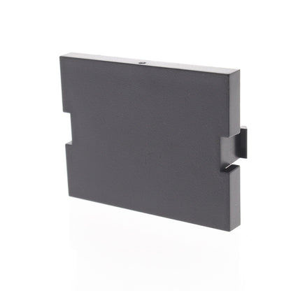 Leviton 41294-2BE Black Snap-In MOS Wallplate Blank Insert Module 1.5 Unit