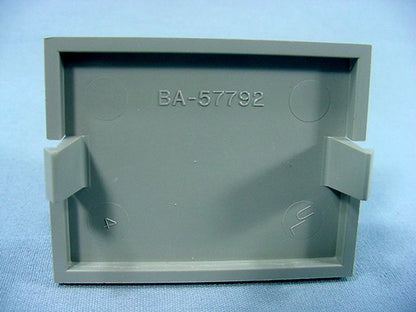 Leviton 41294-2BG Gray Snap-In MOS Wallplate Blank Insert Module 1.5 Unit