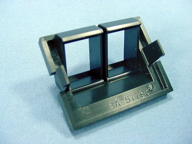 Leviton Black MOS Wallplate 2-Port Quickport 45� Adapter Insert Module 41294-2QE