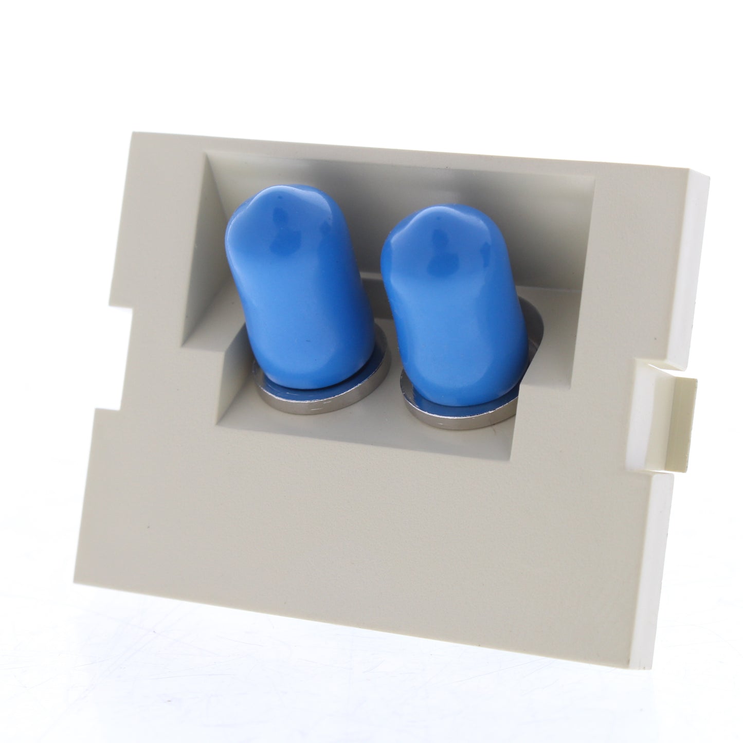 Leviton 41294-PFI Ivory Duplex FC 45 Degree 1.5 Unit High Mos PB Sleeve