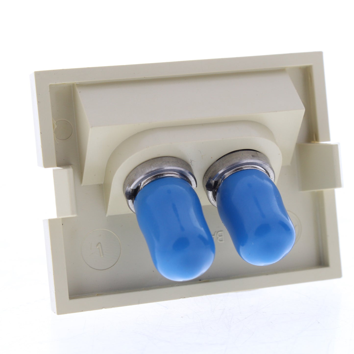 Leviton 41294-PFI Ivory Duplex FC 45 Degree 1.5 Unit High Mos PB Sleeve