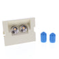 Leviton 41294-PFI Ivory Duplex FC 45 Degree 1.5 Unit High Mos PB Sleeve