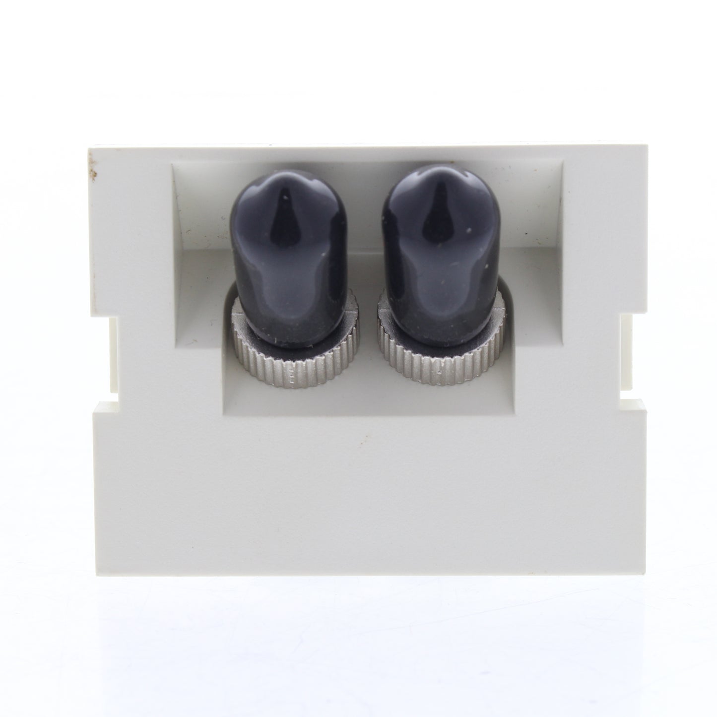 Leviton 41294-ZTW White Duplex ST 45 Degree 1.5 Unit MOS Zirconia