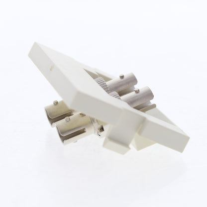 Leviton 41294-ZTW White Duplex ST 45 Degree 1.5 Unit MOS Zirconia