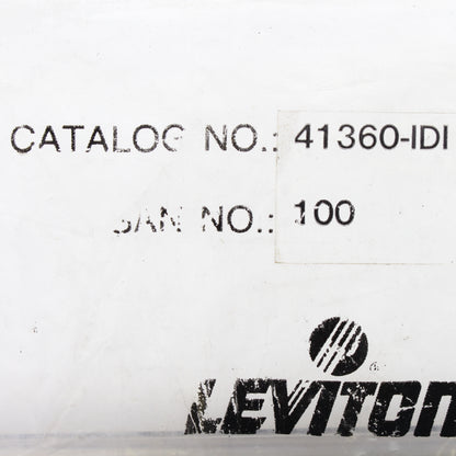 Leviton 41360-IDI Ivory Duplex 8-Wire Phone Jack Wallplate