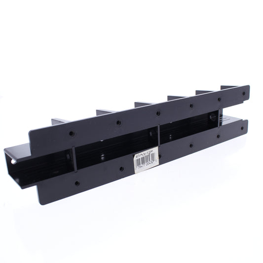 Leviton- Black Vertical Spool Manager Works with Wiring Distribution Spools,