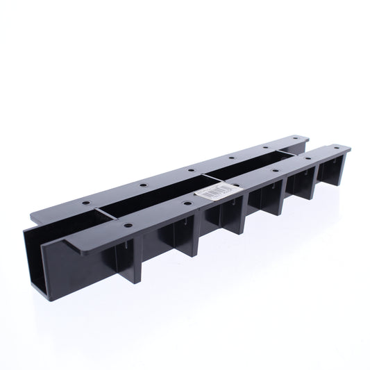 Leviton- Black Vertical Spool Manager Works with Wiring Distribution Spools,