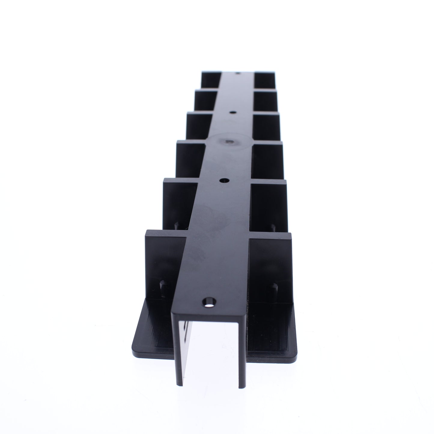 Leviton- Black Vertical Spool Manager Works with Wiring Distribution Spools,