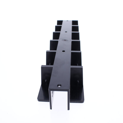 Leviton- Black Vertical Spool Manager Works with Wiring Distribution Spools,