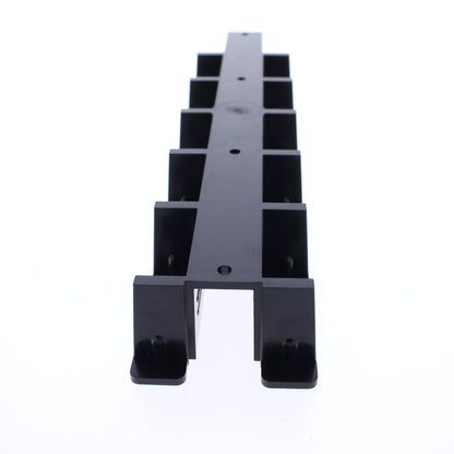 Leviton- Black Vertical Spool Manager Works with Wiring Distribution Spools,