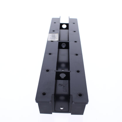 Leviton- Black Vertical Spool Manager Works with Wiring Distribution Spools,