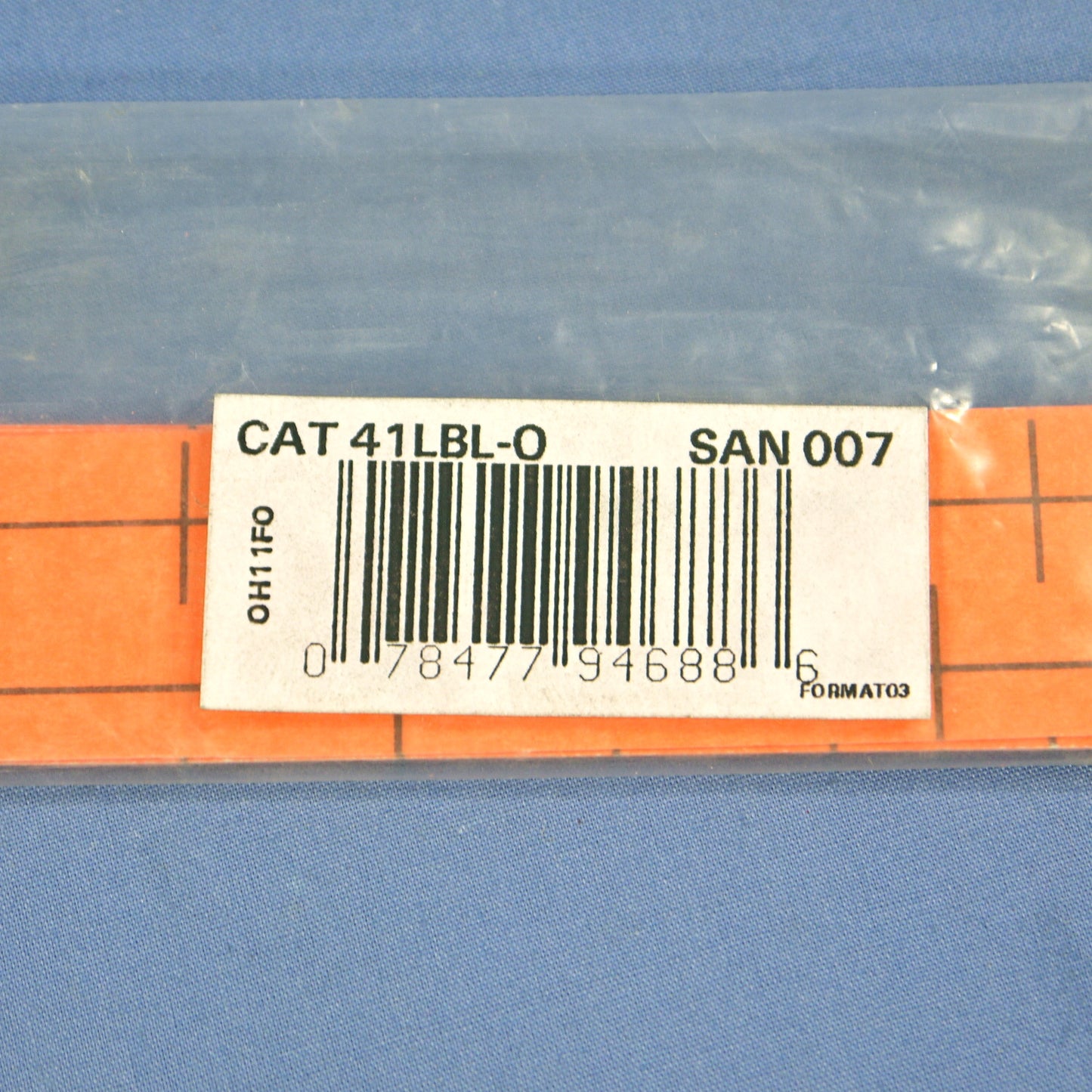 Leviton 41LBL-O Orange Label for Cat5e 110-Type Telephone Wiring Base Lined 6pcs