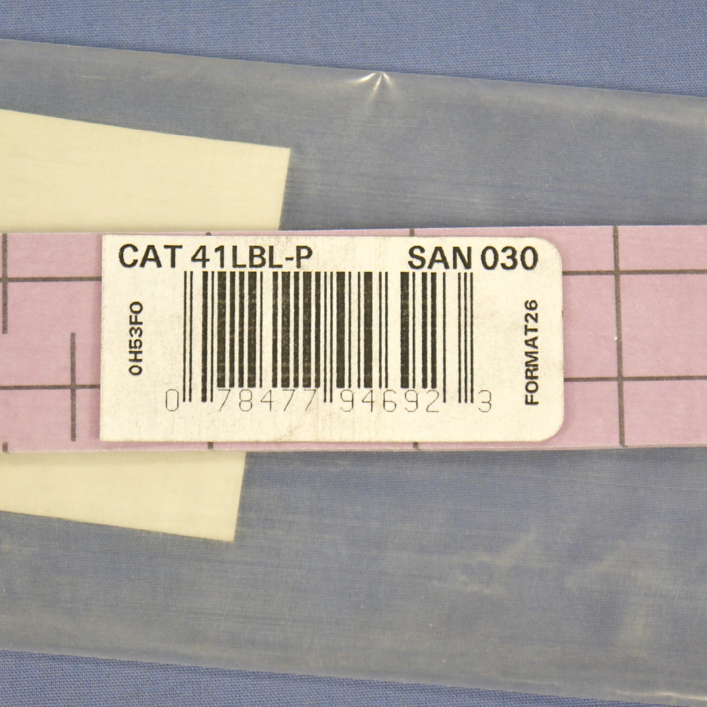 Leviton 41LBL-P Purple Label for Cat5e 110-Type Telephone Wiring Base Lined 6pcs