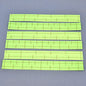 6 Leviton Green Labels for Cat 5e 110-Type Telephone Wiring Base Lined 41LBL-V