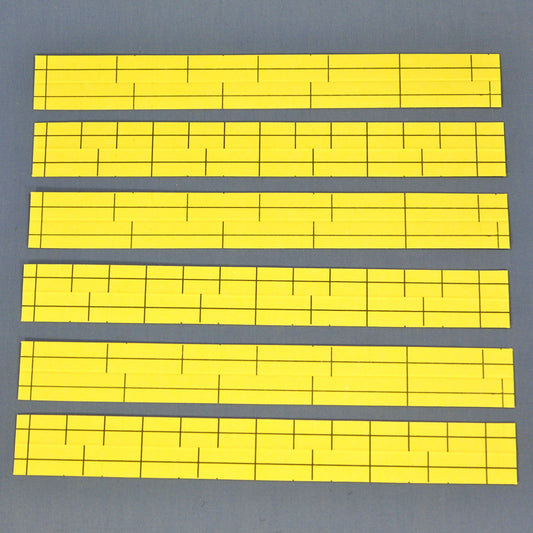Leviton 41LBL-Y Yellow Label for Cat5e 110-Type Telephone Wiring Base Lined 6pcs