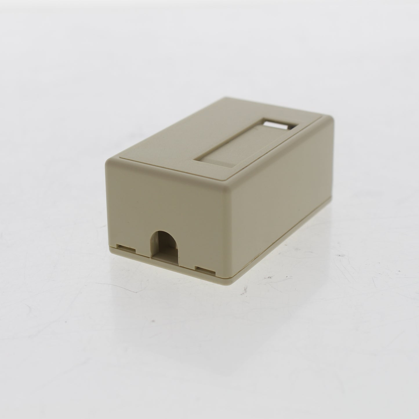 Leviton 42036-IDA Ivory Surface Mount Jack Kit 6P6C 110-Style