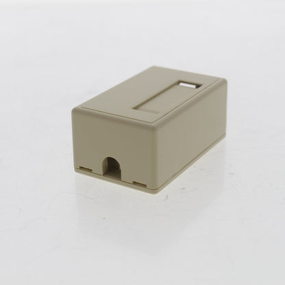 Leviton 42036-IDA Ivory Surface Mount Jack Kit 6P6C 110-Style