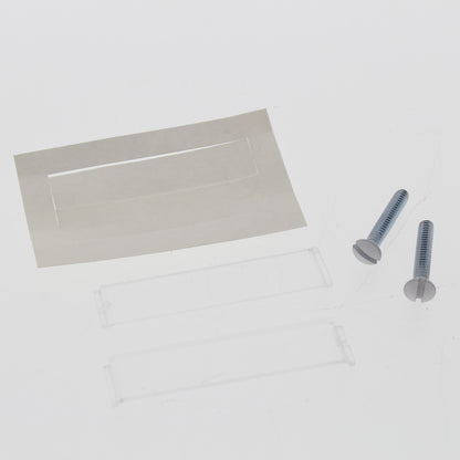 Leviton 42080-3WS White 1-Gang 3-Port Thermoplastic Standard Wallplate Cover