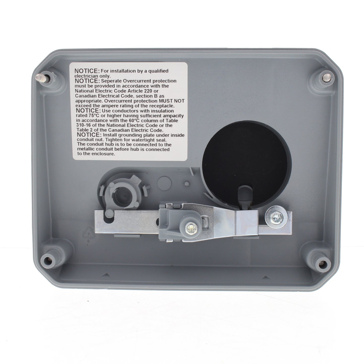 Leviton 420MI9W Mechanical Interlock Non-Fused Pin & Sleeve 20A 3PH 240VAC 10HP