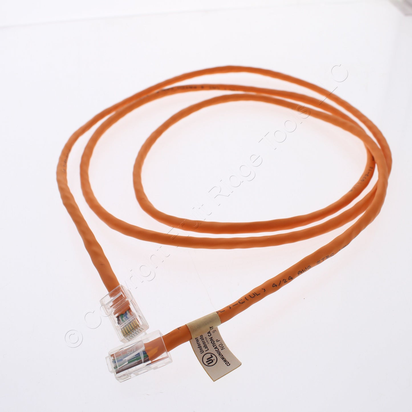 Leviton 42454-5O Orange 5ft Cat5 Ethernet Cable LAN Data Patch Cord Network Cord