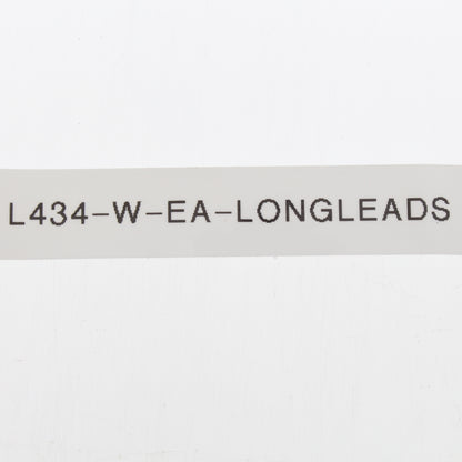 Leviton 434-W White Fluorescent Lamp Holder Light Socket Long Leads