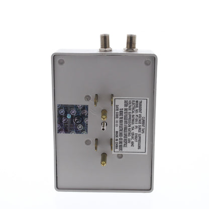 Leviton 4400-PC Gray Surge Protector 6-Outlet Receptacle Adapter w/ Coaxial CATV