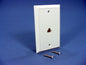Leviton 4625B-48W White Telephone 8-Wire RJ-45 Type 625B4 Phone Jack Wall Plate
