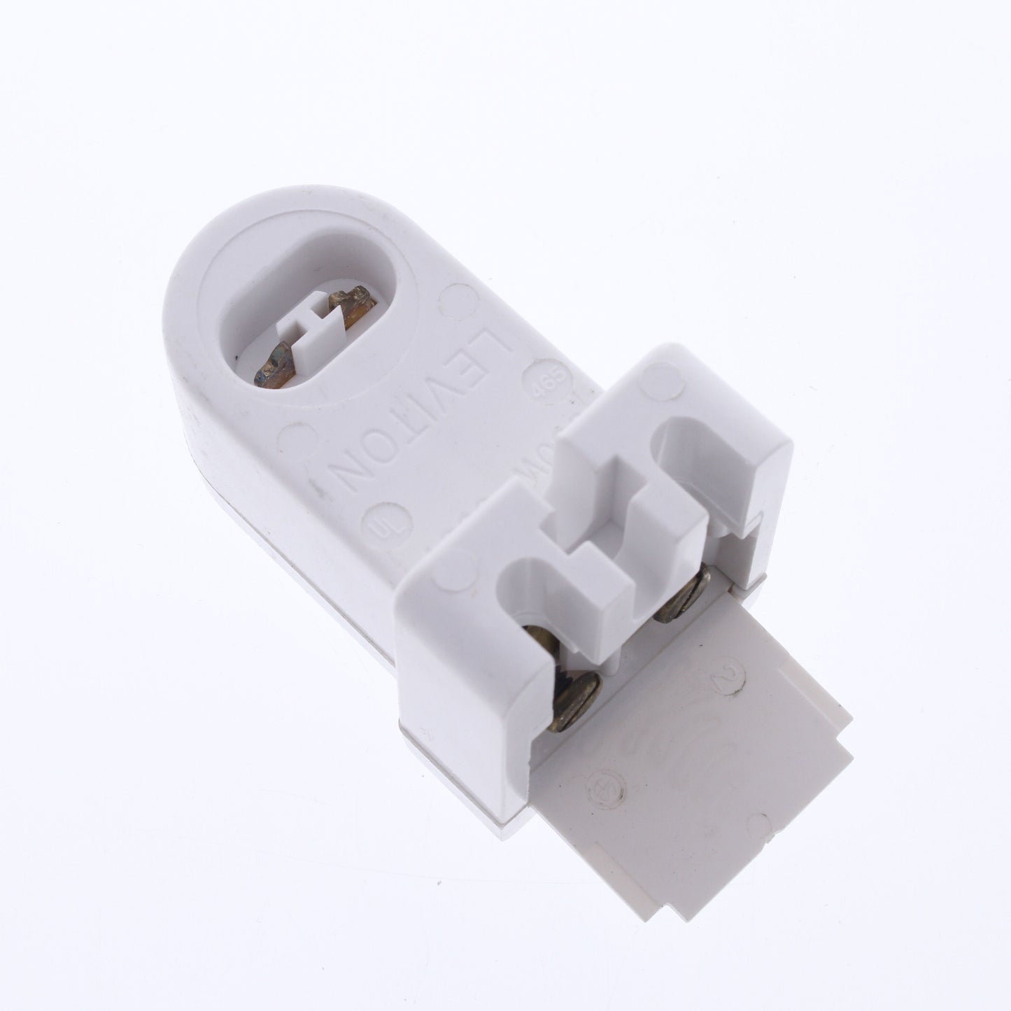Leviton 465 High Output T8 T12 Fixed Fluorescent Lampholder Horizontal 10pcs