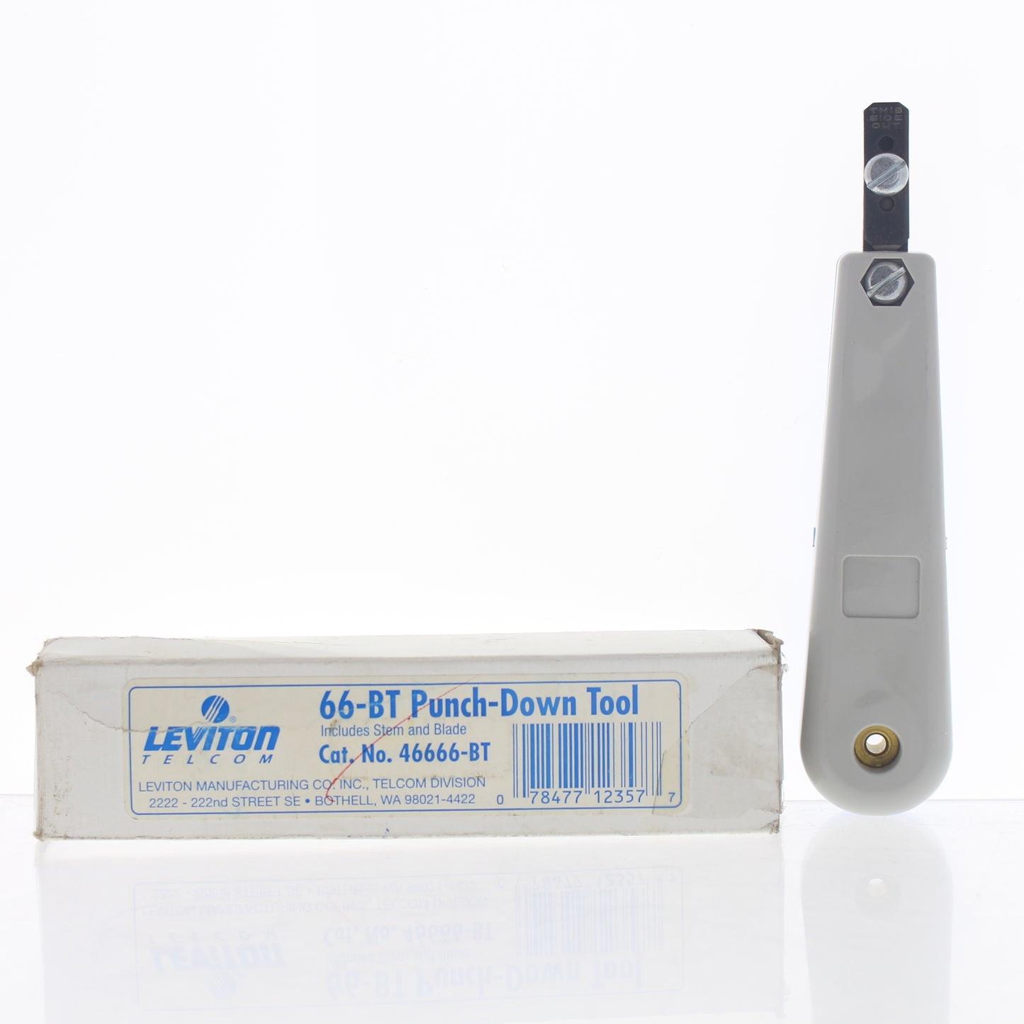 Leviton 46666-BT Punch Down Termination Tool for 20-26 GA Unstripped Wire