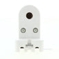 Leviton 468 White Slimline Fluorescent Lampholder Sockets T8 T12 Fixed End 600V