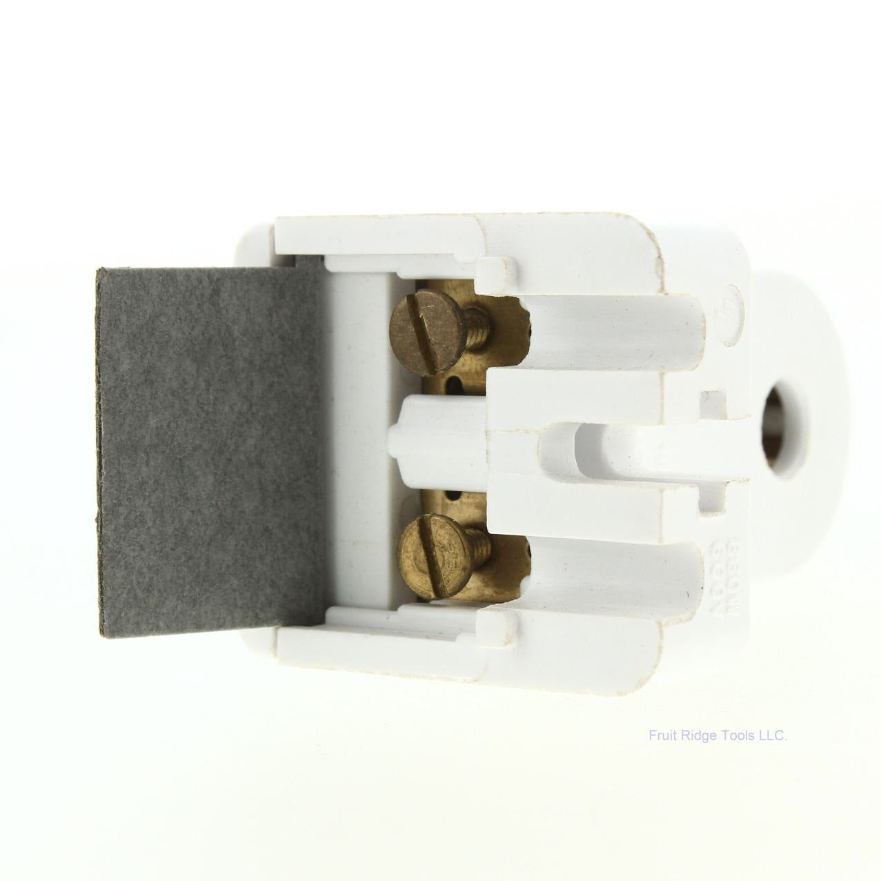 Leviton 468 White Slimline Fluorescent Lampholder Sockets T8 T12 Fixed End 600V