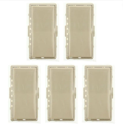 5 Leviton Ivory Color Change Kits for Mural Mosaic DHC Dimmer Switch DRKDD-1LI